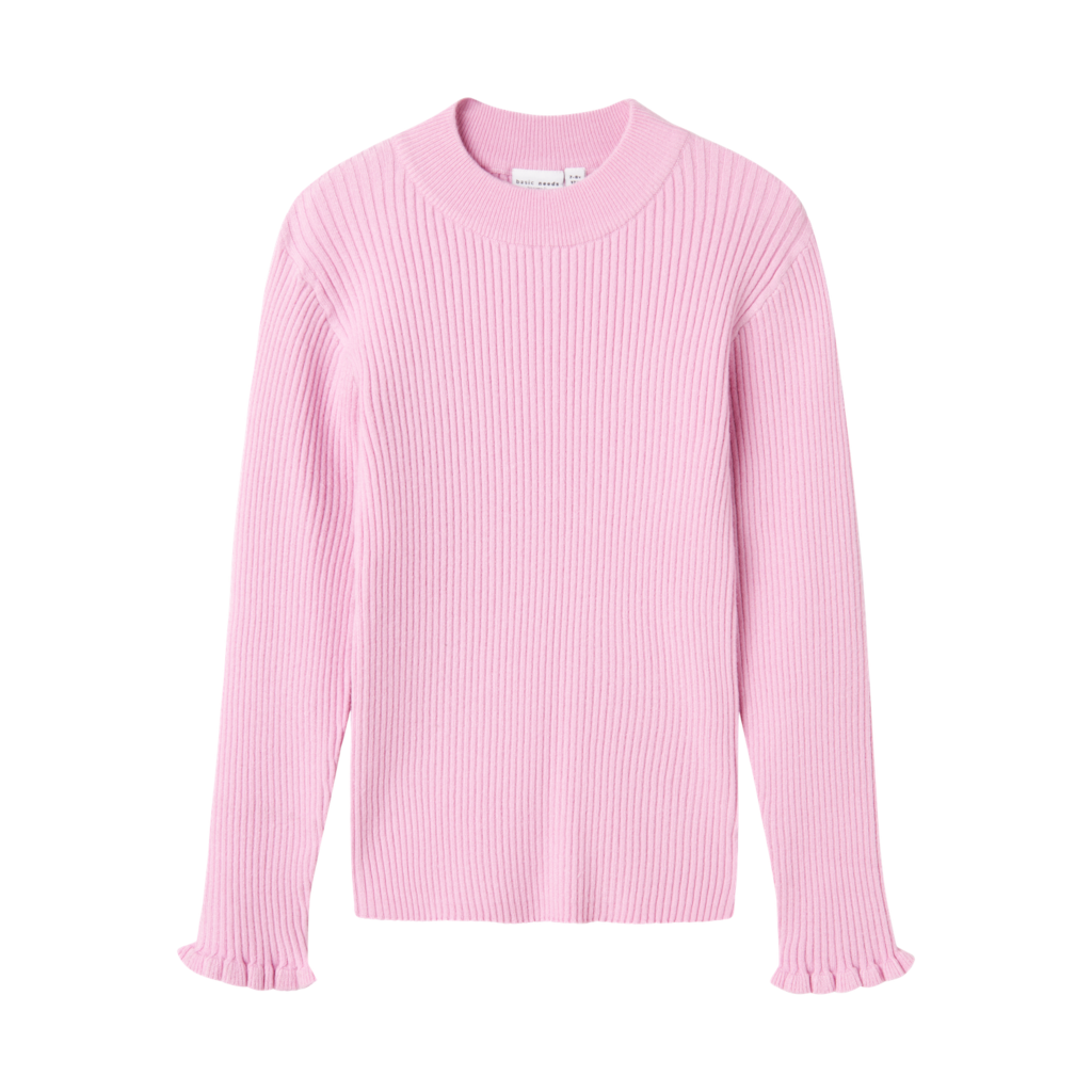Vianna Striktrøje Pastel Lavender fra Name It