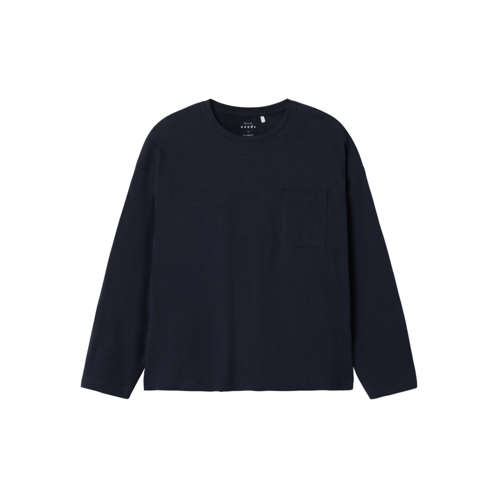 Langærmet Bluse Vebbe Dark Sapphire fra Name It