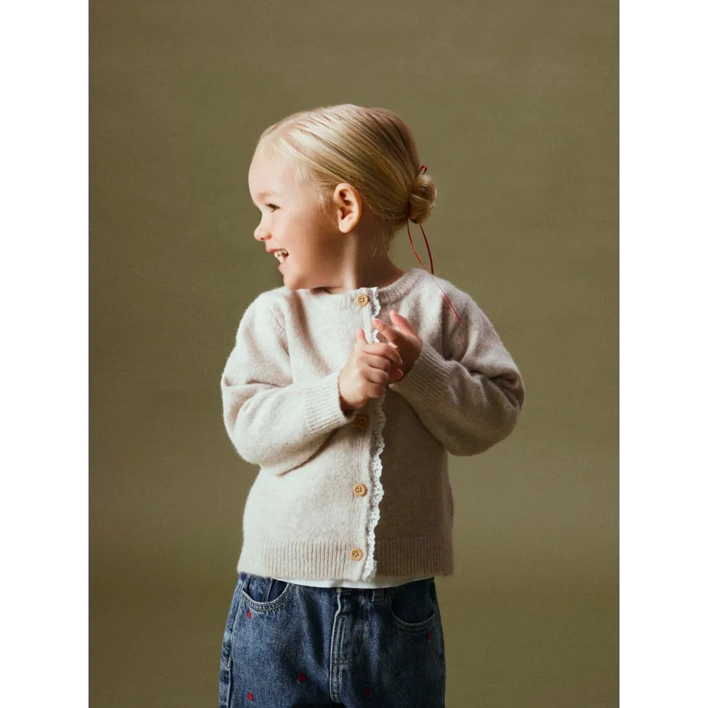 Blonde Cardigan Rikimmi Summer Sand fra Name It