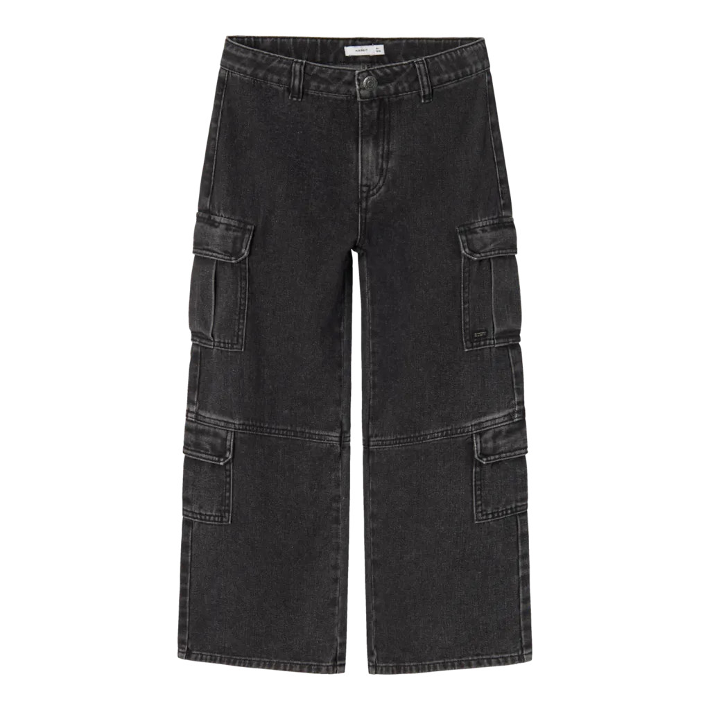 Crago Brede Jeans Bella Black Denim fra Name It