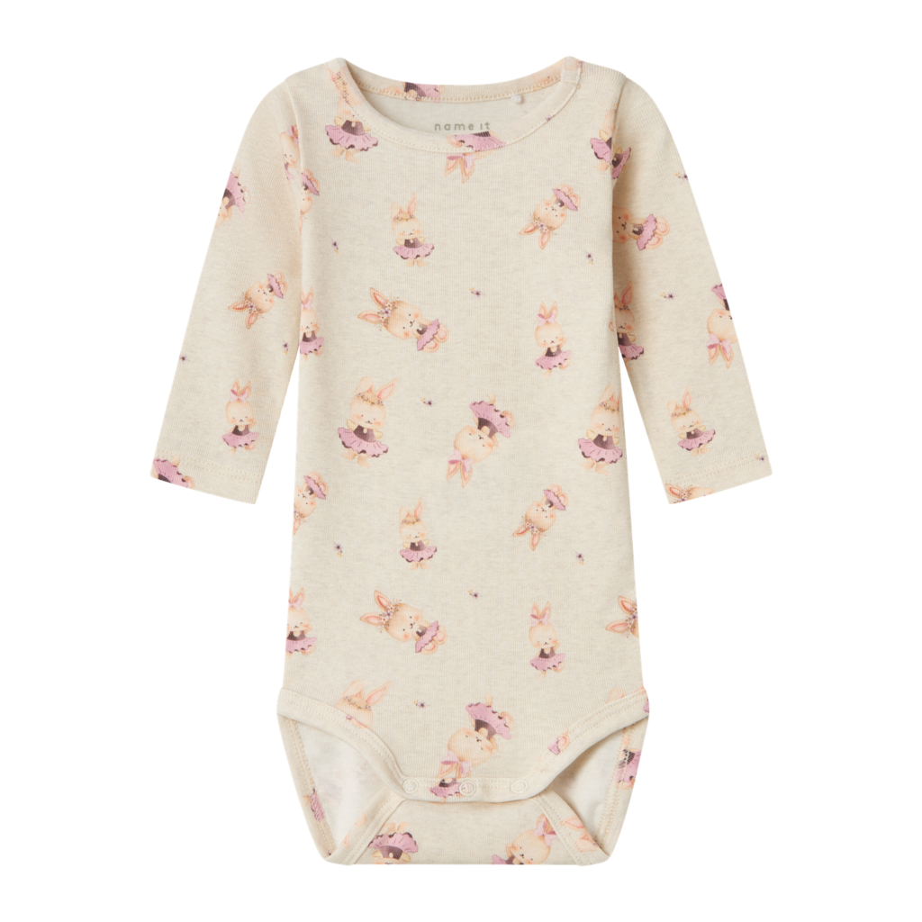 Langærmet Body Lisa Peyote Melange fra Name It