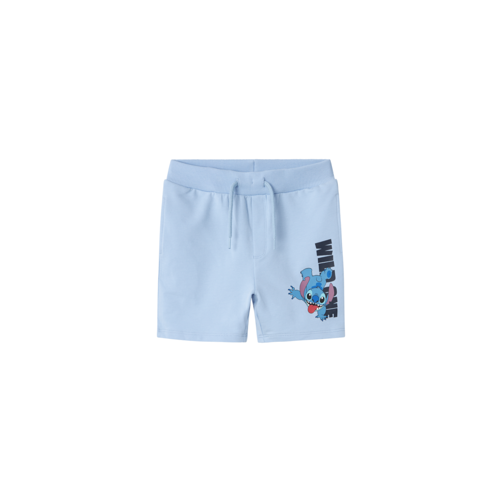 Stitch Sweatshorts Amit Chambray Blue fra Name It