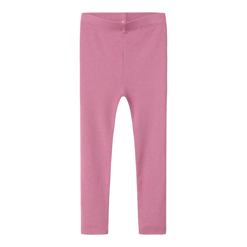 Rib Leggings Reese Mauve Orchid fra Name It
