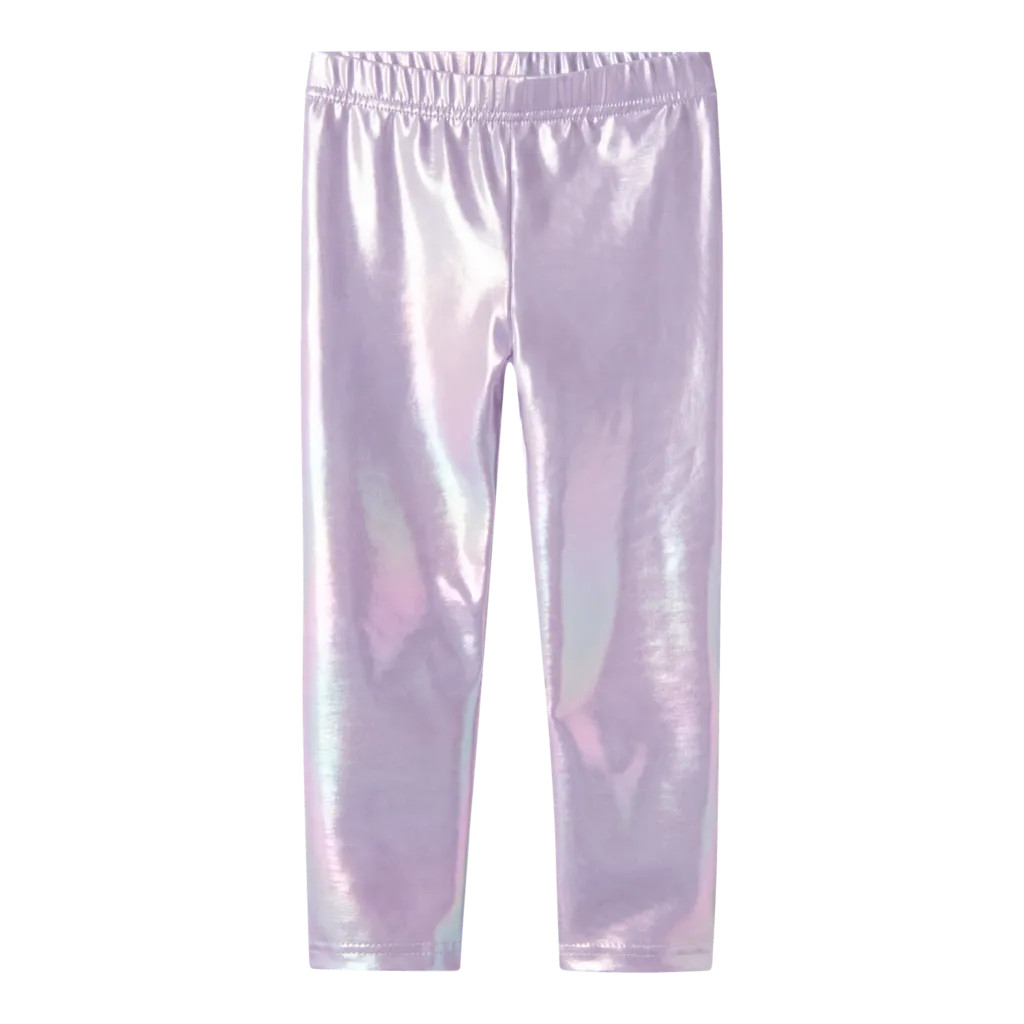 Shiny Leggings Rebekkas Silver fra Name It