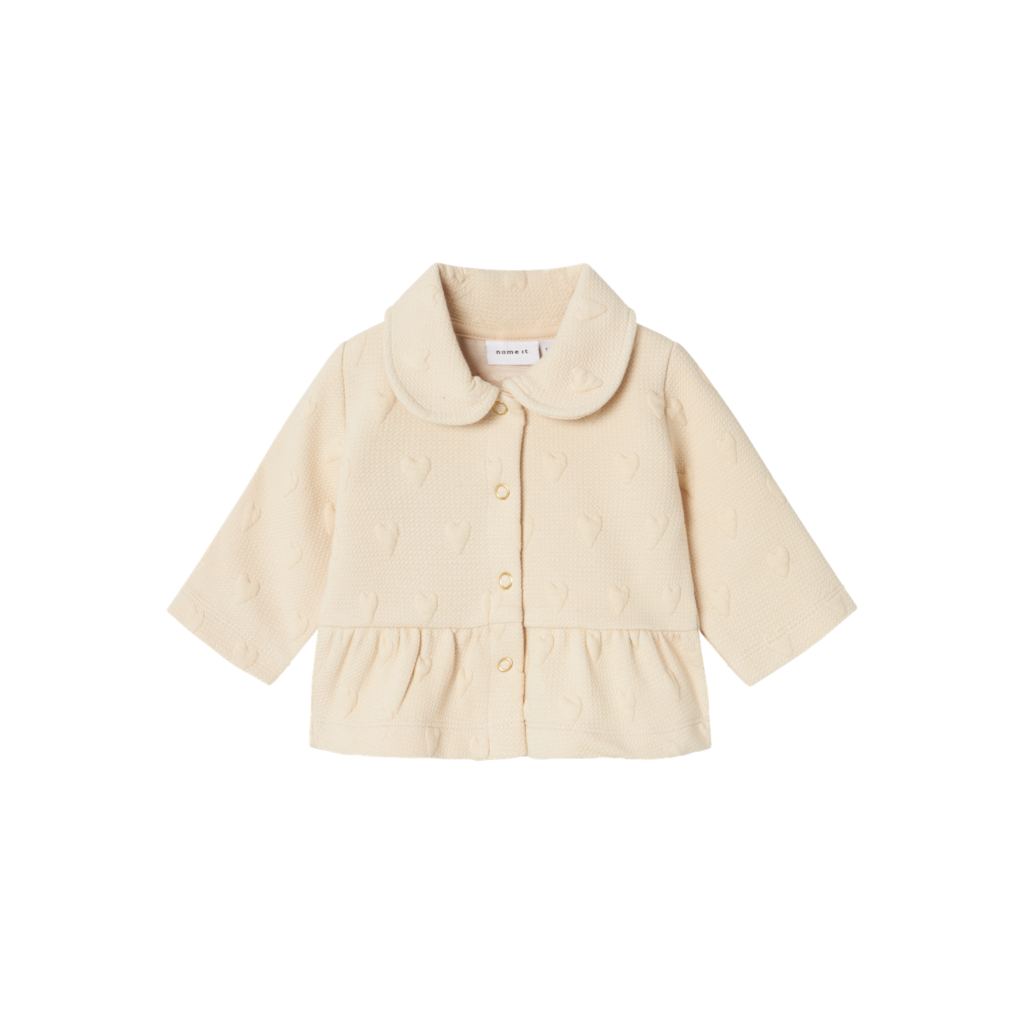 Quiltet Cardigan Soleima Summer Sand fra Name It
