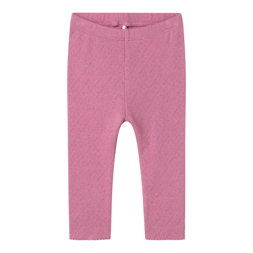 Hulmønster Leggings Silla Mauve Orchid fra Name It