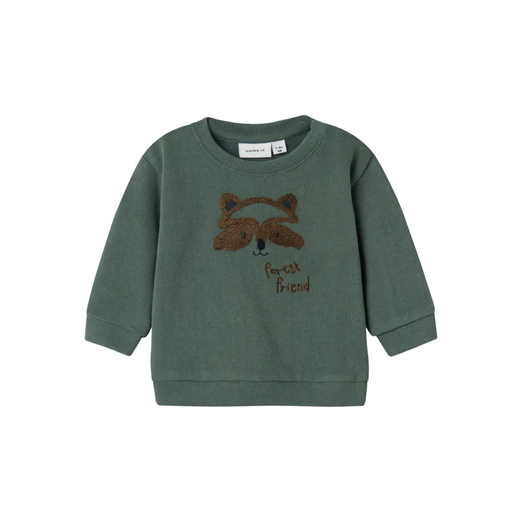 Sweatshirt Salt Dark Forest fra Name It