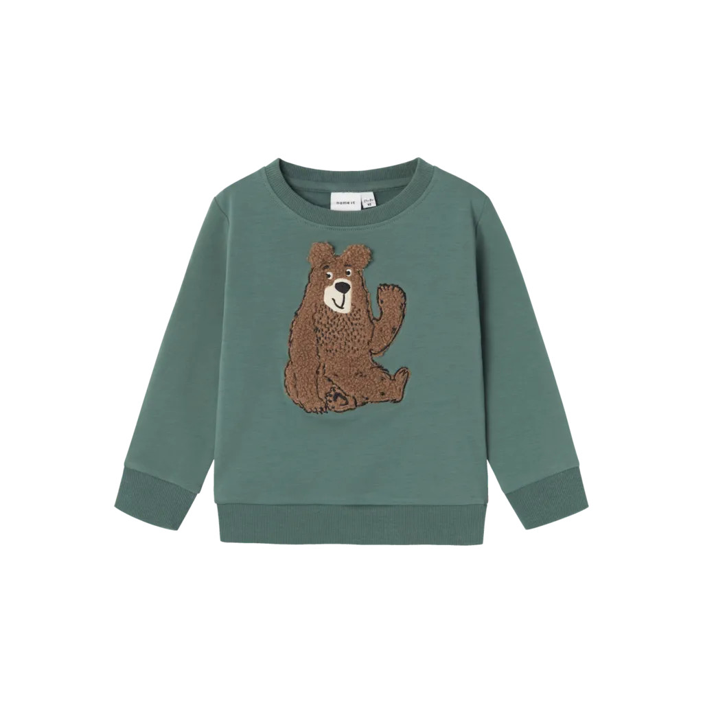 Sweatshirt Silver Dark Forest fra Name It