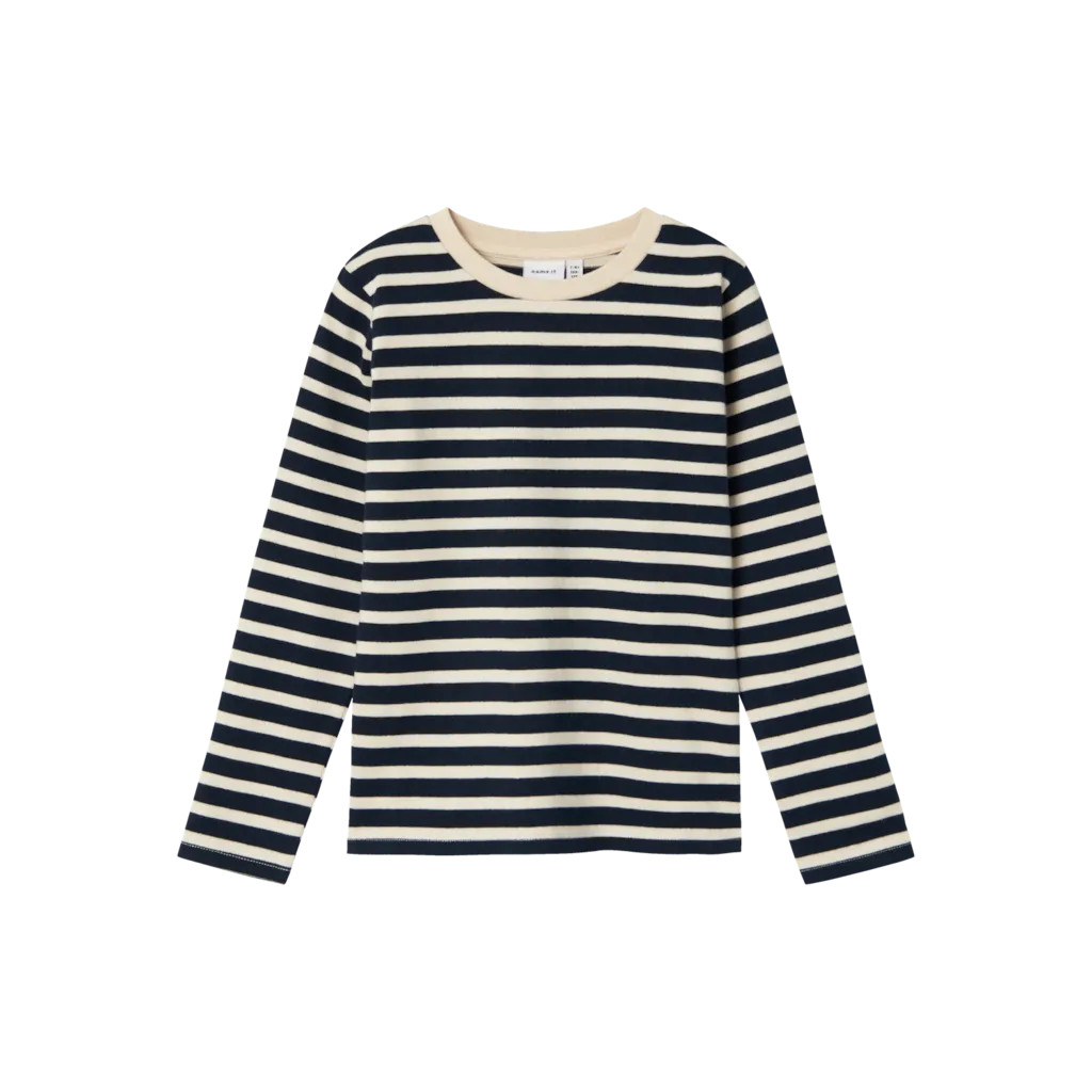 Stribet Bluse Rakarsten Summer Sand fra Name It