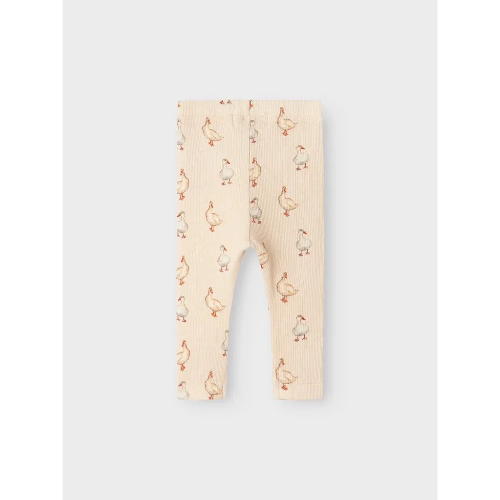 Leggings Gavo Sand Dollar Duck fra Lil Atelier
