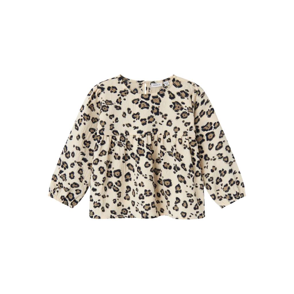 Leo Bluse Polly Summer Sand fra Name It