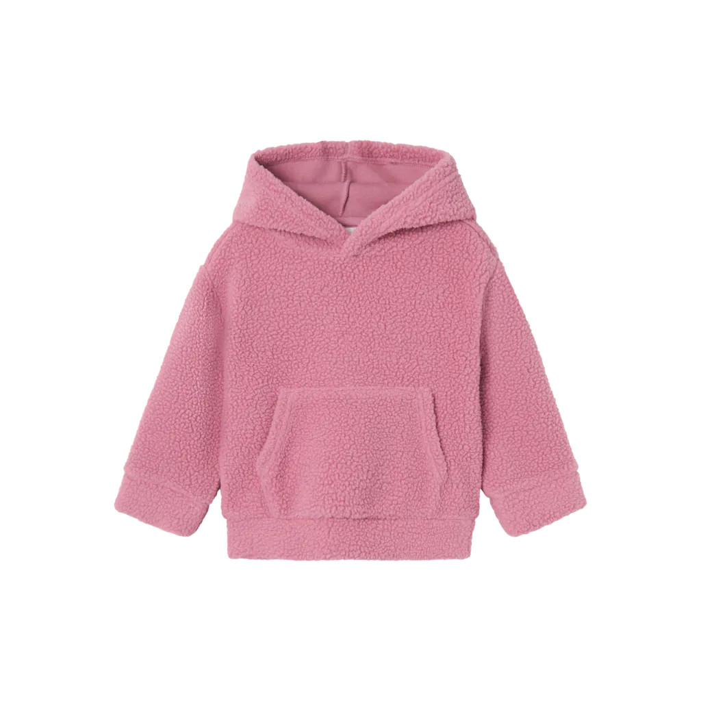 Teddy Hoodie Mauve Orchid fra Name It
