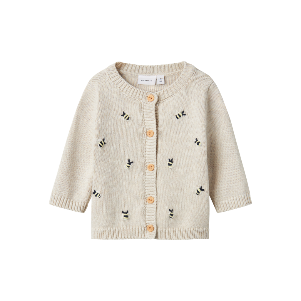 Strik Cardigan Tommy Peyote Melange fra Name It