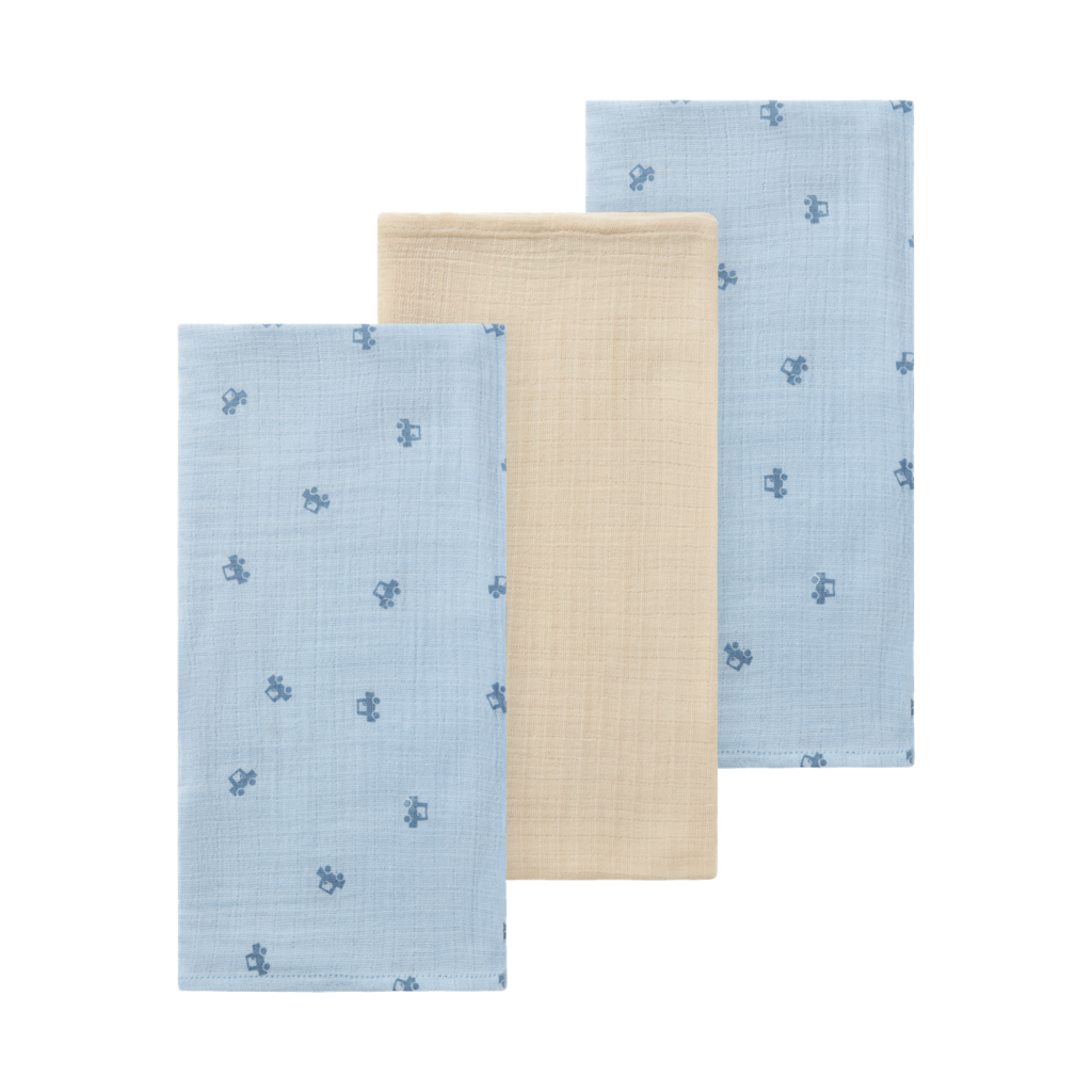 3 Pak Stofbleer Onappy Cashmere Blue fra Name It