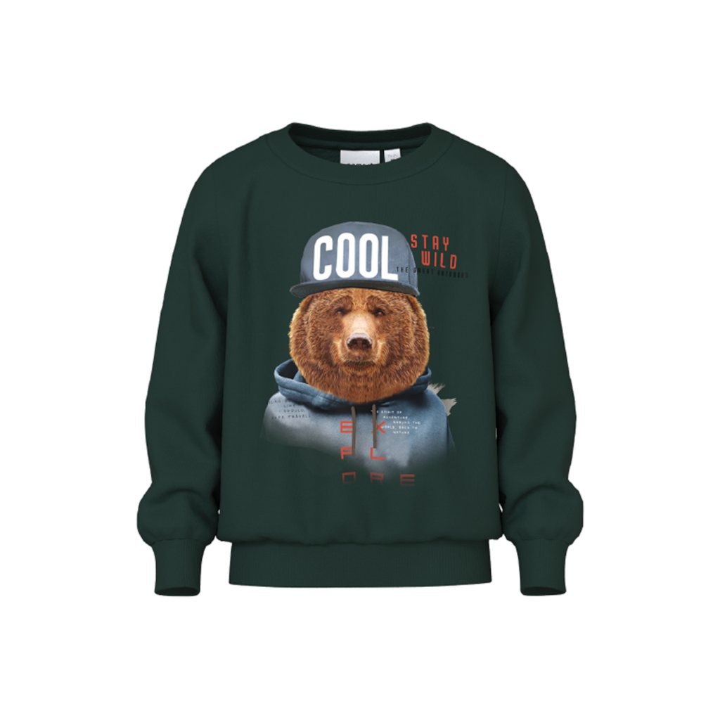 Sweatshirt Labear Pine Grove fra Name It
