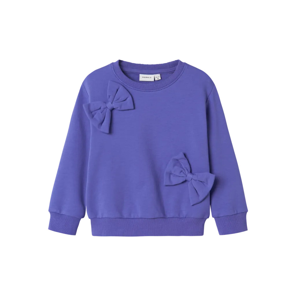 Sløjfe Sweatshirt Rubow Purple Opulence fra Name It