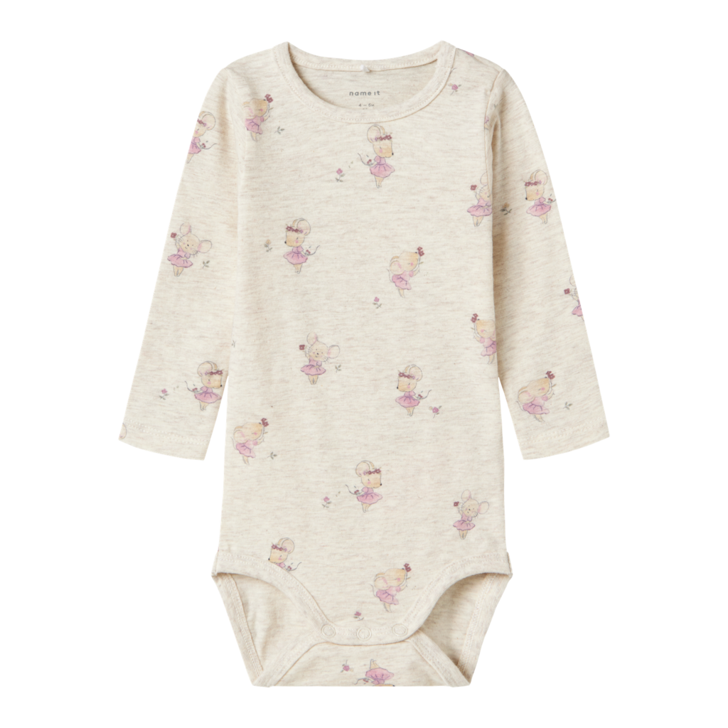 Langærmet Body Tadie Peyote Melange fra Name It