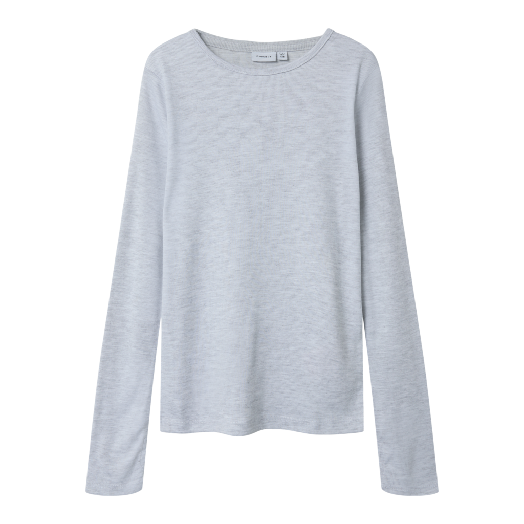 Modal Bluse Tinemaj Light Grey fra Name It