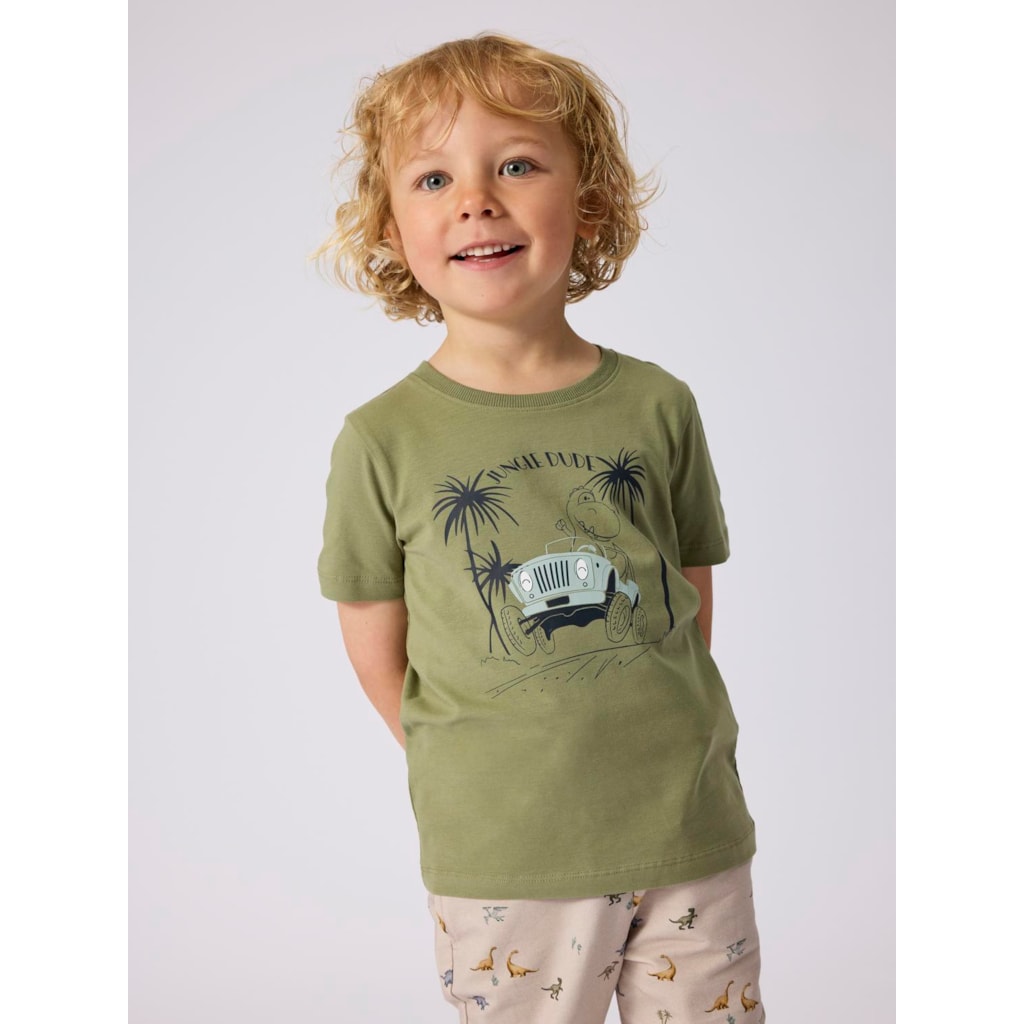 T Shirt Henroy Oil Green fra Name It
