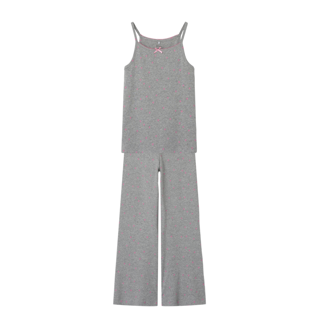Natsæt Dinaya Grey Melange fra Name It