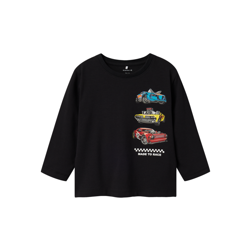 Hotwheels Bluse Drum Black fra Name It