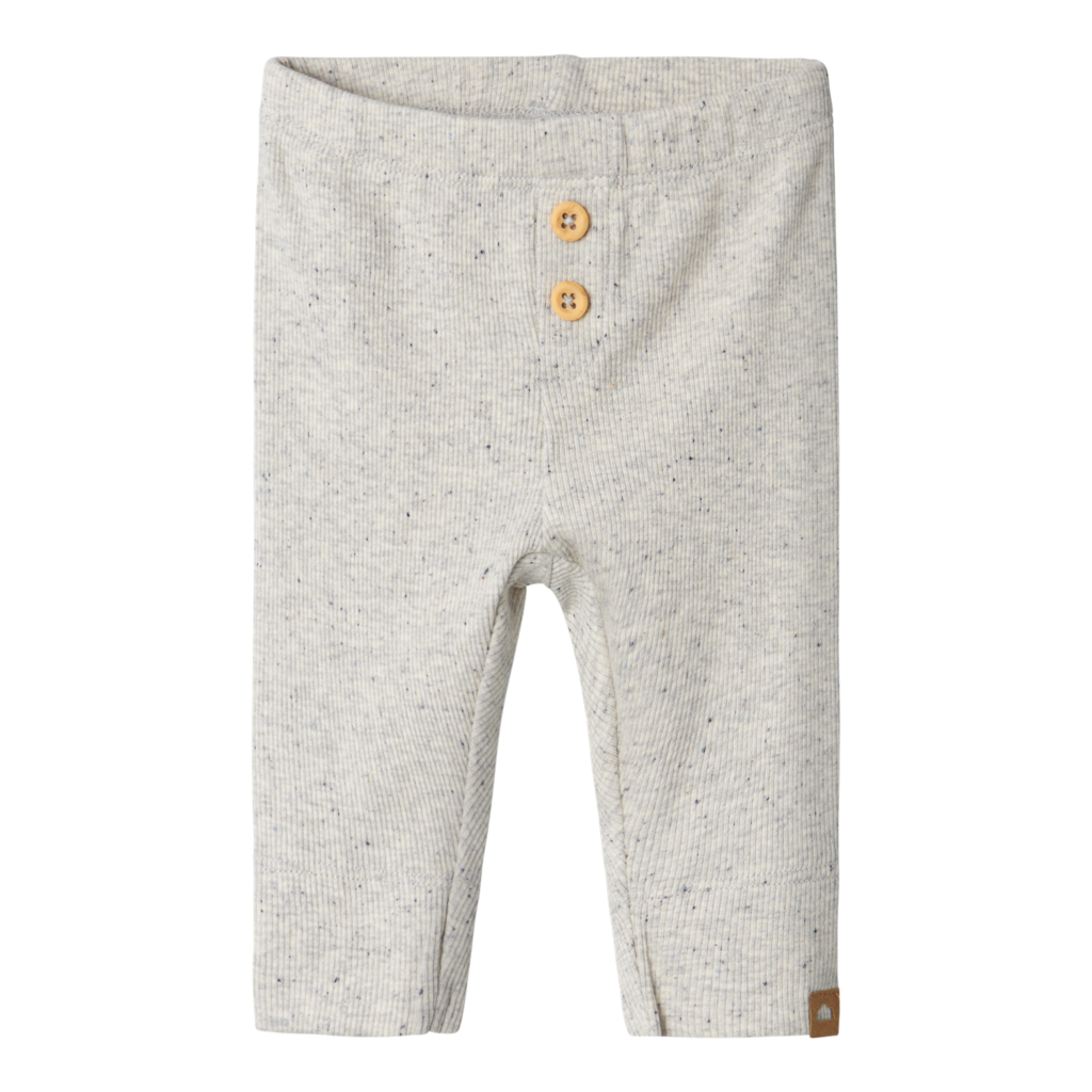 Rib Leggings Bryan Peyote Melange fra Name It