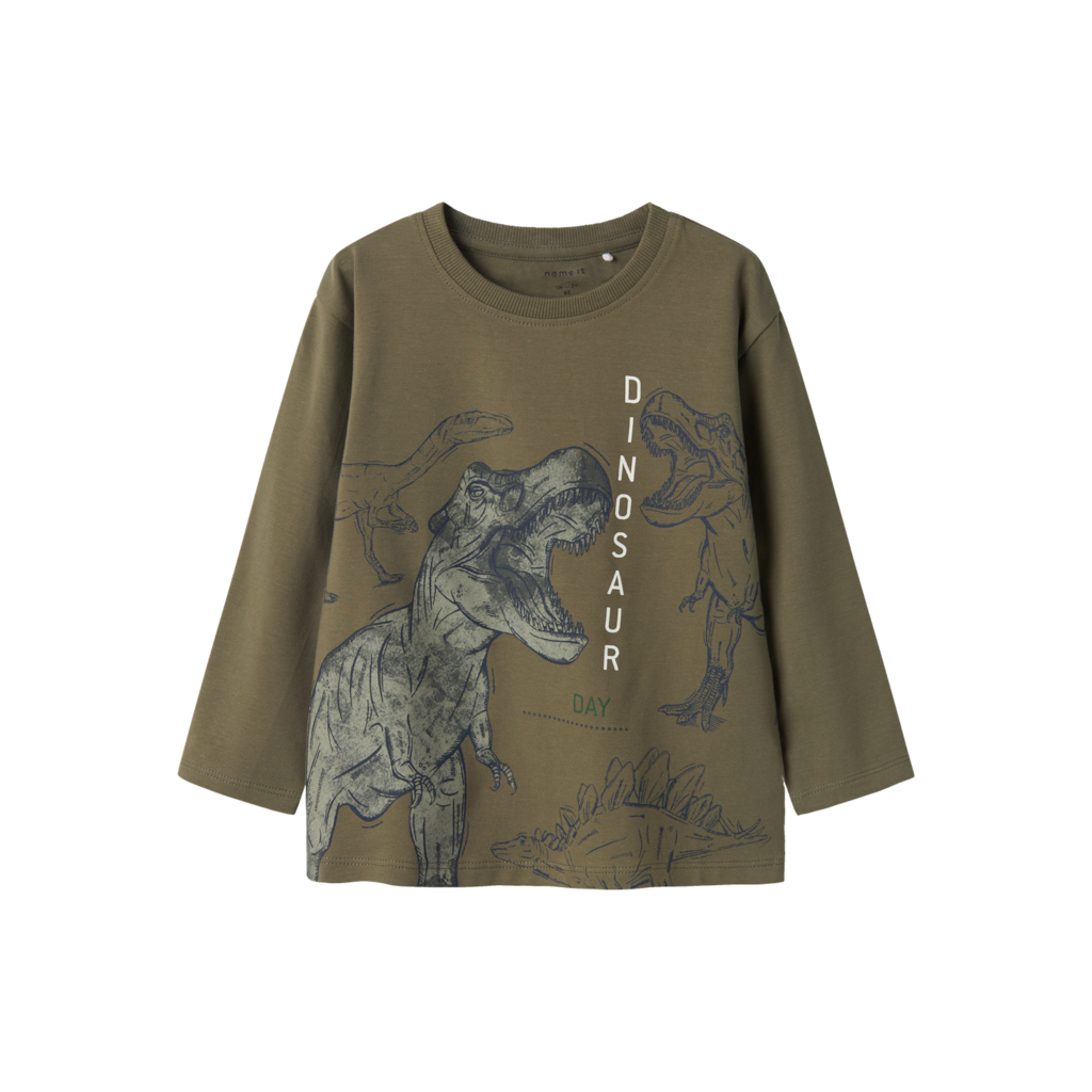 Dino Bluse Benjamino Dusty Olive fra Name It