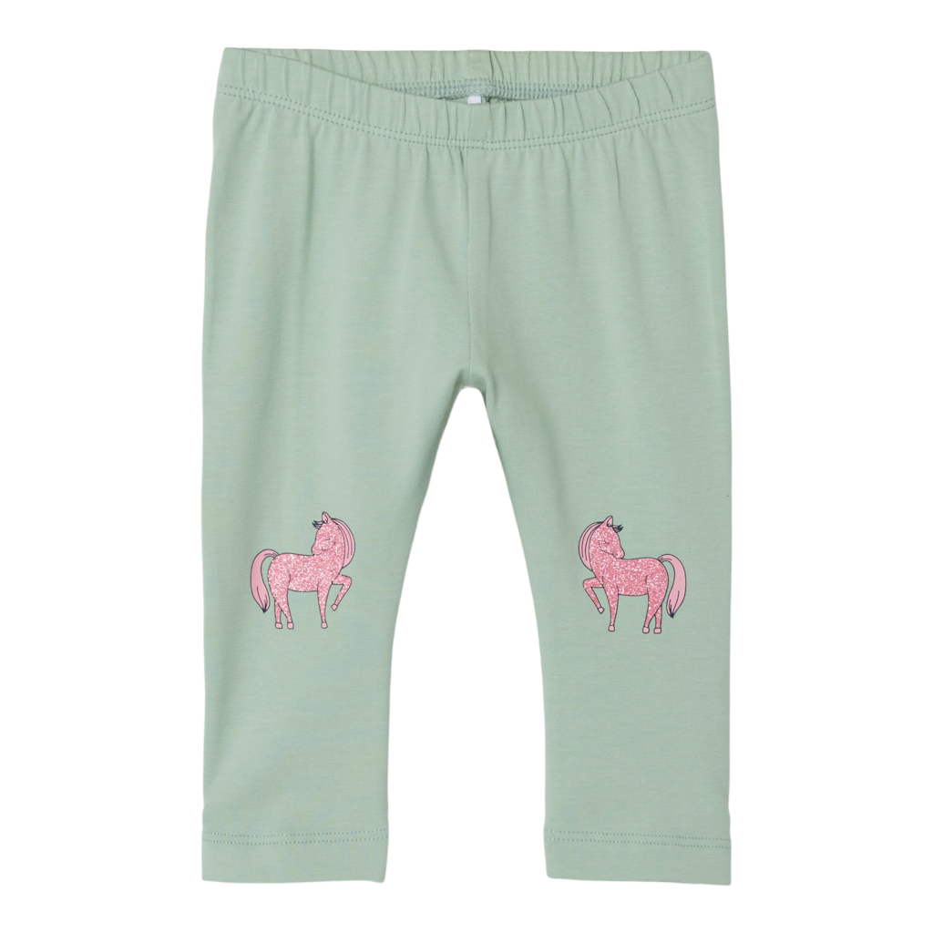 Trekvart Leggings Jennia Silt Green fra Name It