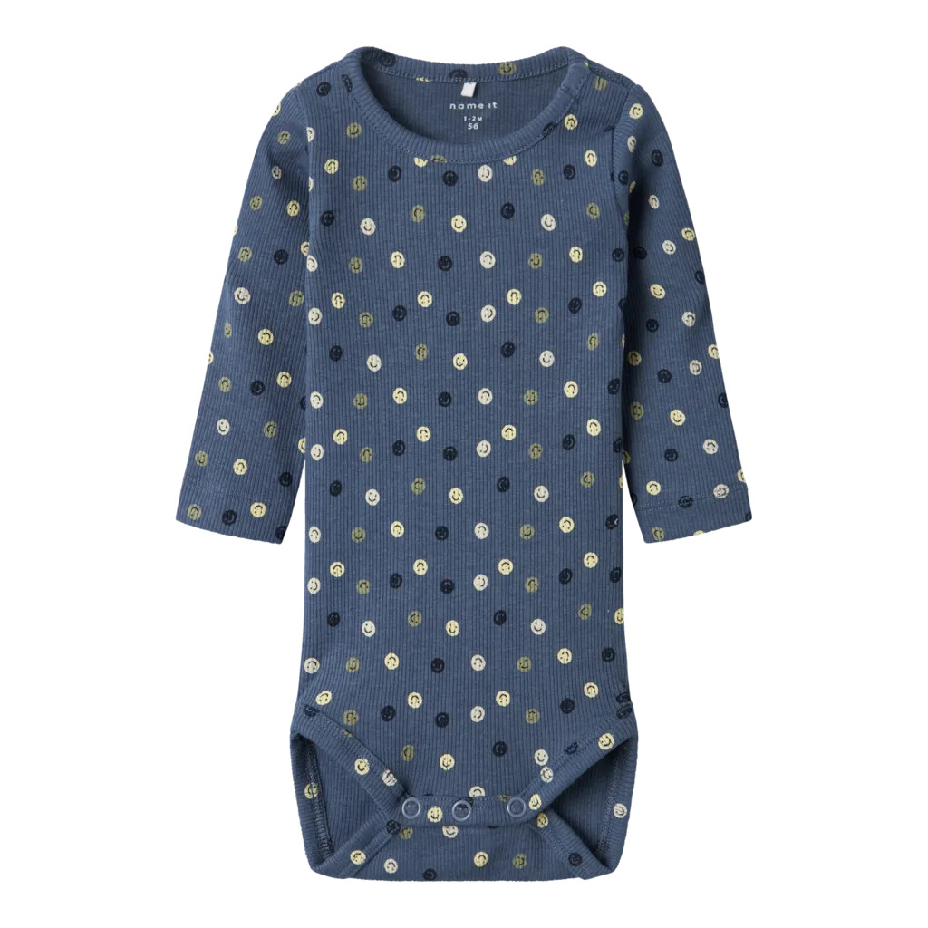 Langærmet Body Smiles China Blue fra Name It