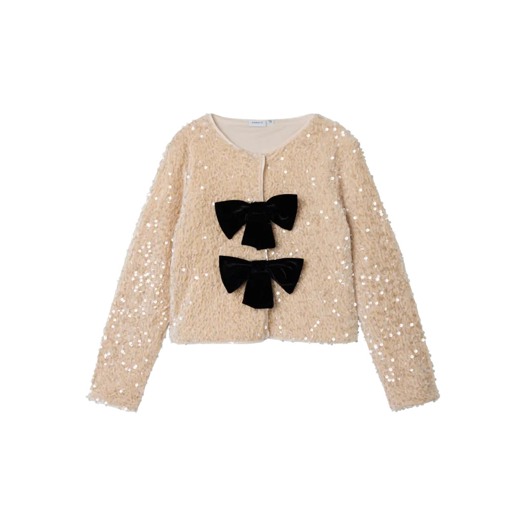 Palliet Cardigan Rusitta Jet Stream fra Name It