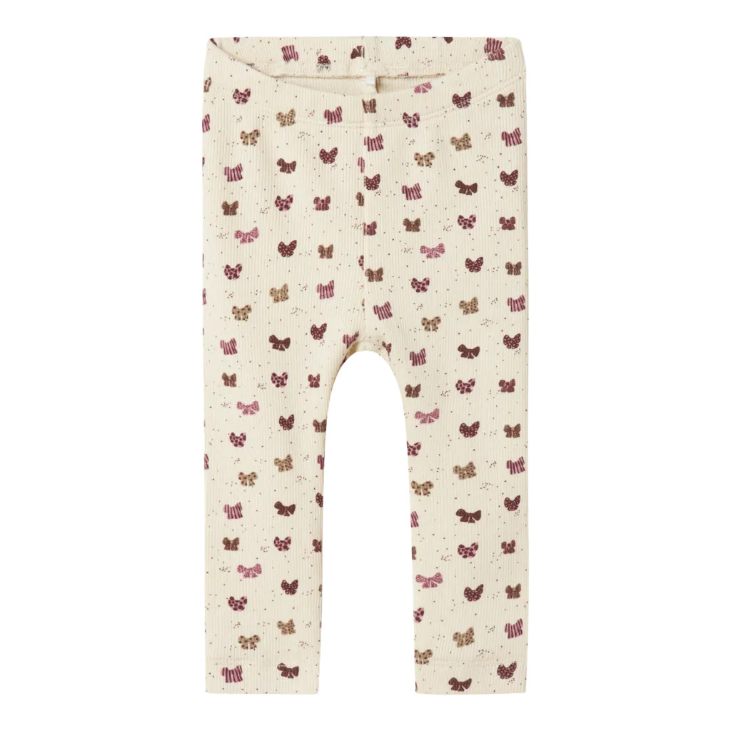 Rib Leggings Ribow Summer Sand fra Name It