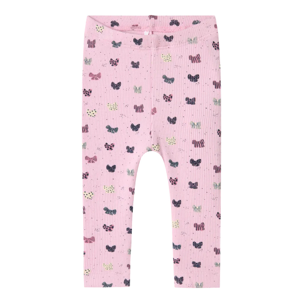 Rib Leggings Ribow Corsage fra Name It