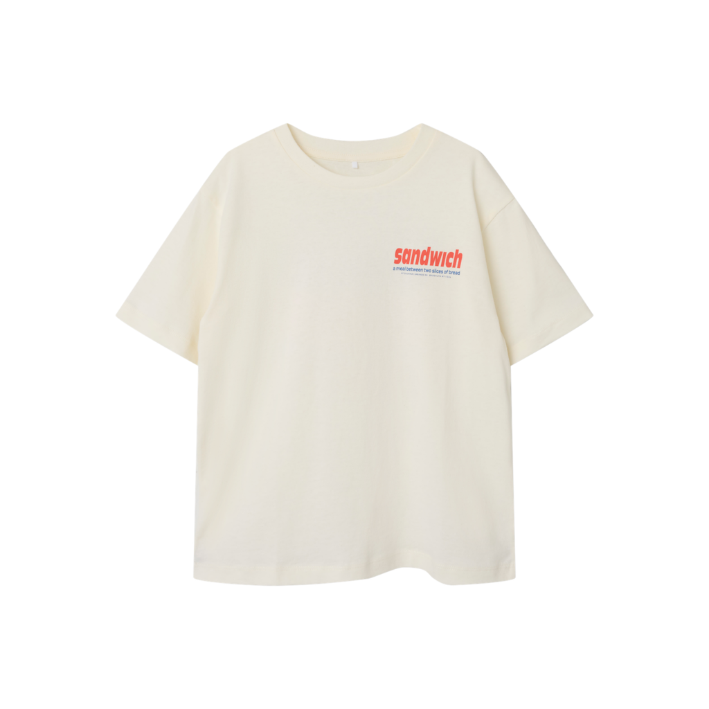 T Shirt Overyn Cloud Dancer Sandwich fra Name It