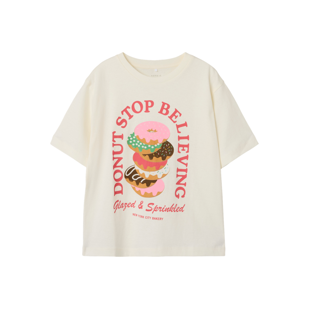 T Shirt Olene Cloud Dancer Donut fra Name It