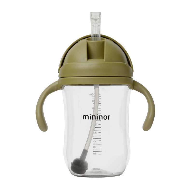 Sugerørskop   Tritan   330ml   Mosgrøn fra Mininor