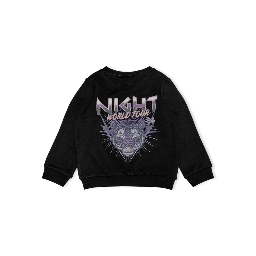Sweatshirt Johanne Black fra Only Kids