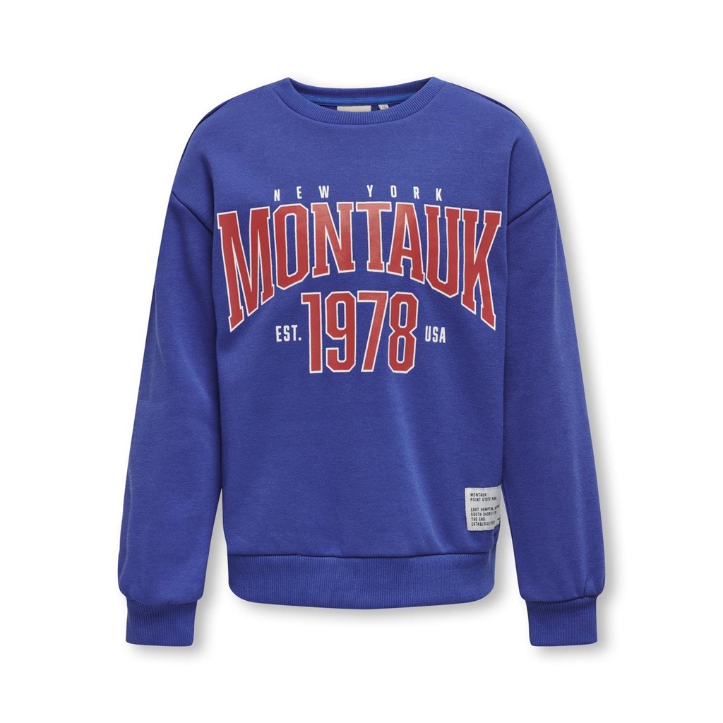 Sweatshirt Alien Dazzling Blue fra Only Kids