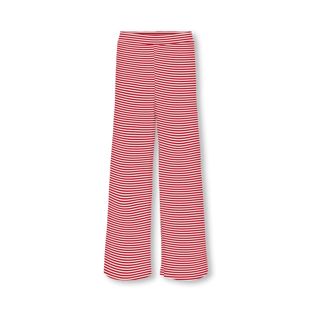 Brede Bukser Nella Equestrian Red fra Only Kids