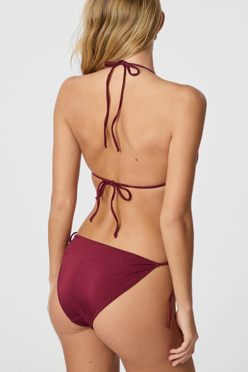 Badetøj   Skin Shell Bikini Brief   Wine fra Neo Noir