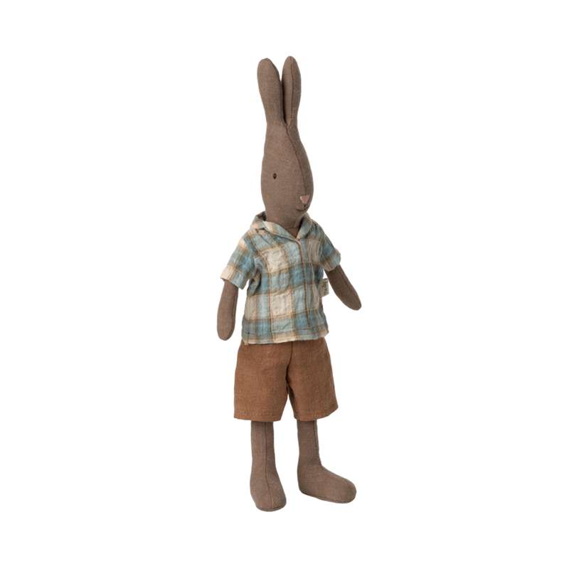 Hare Str. 2   Bluse Og Shorts   Brun fra Maileg
