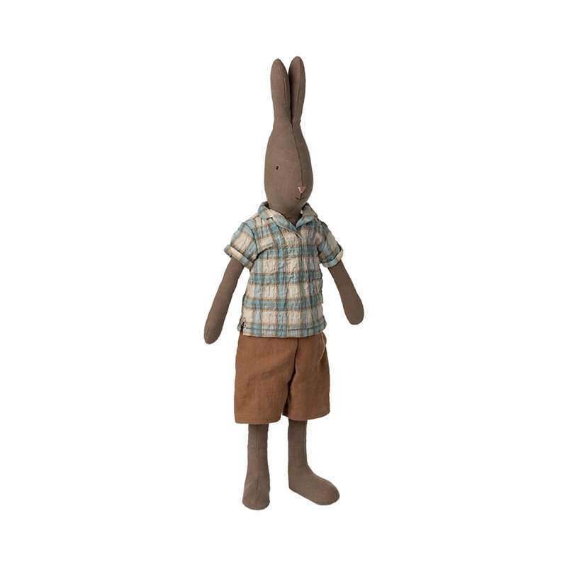 Hare Str. 3   Bluse Og Shorts   Brun fra Maileg