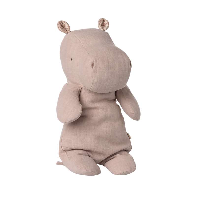 Safari Friends   Flodhest   Medium   Light Rose fra Maileg