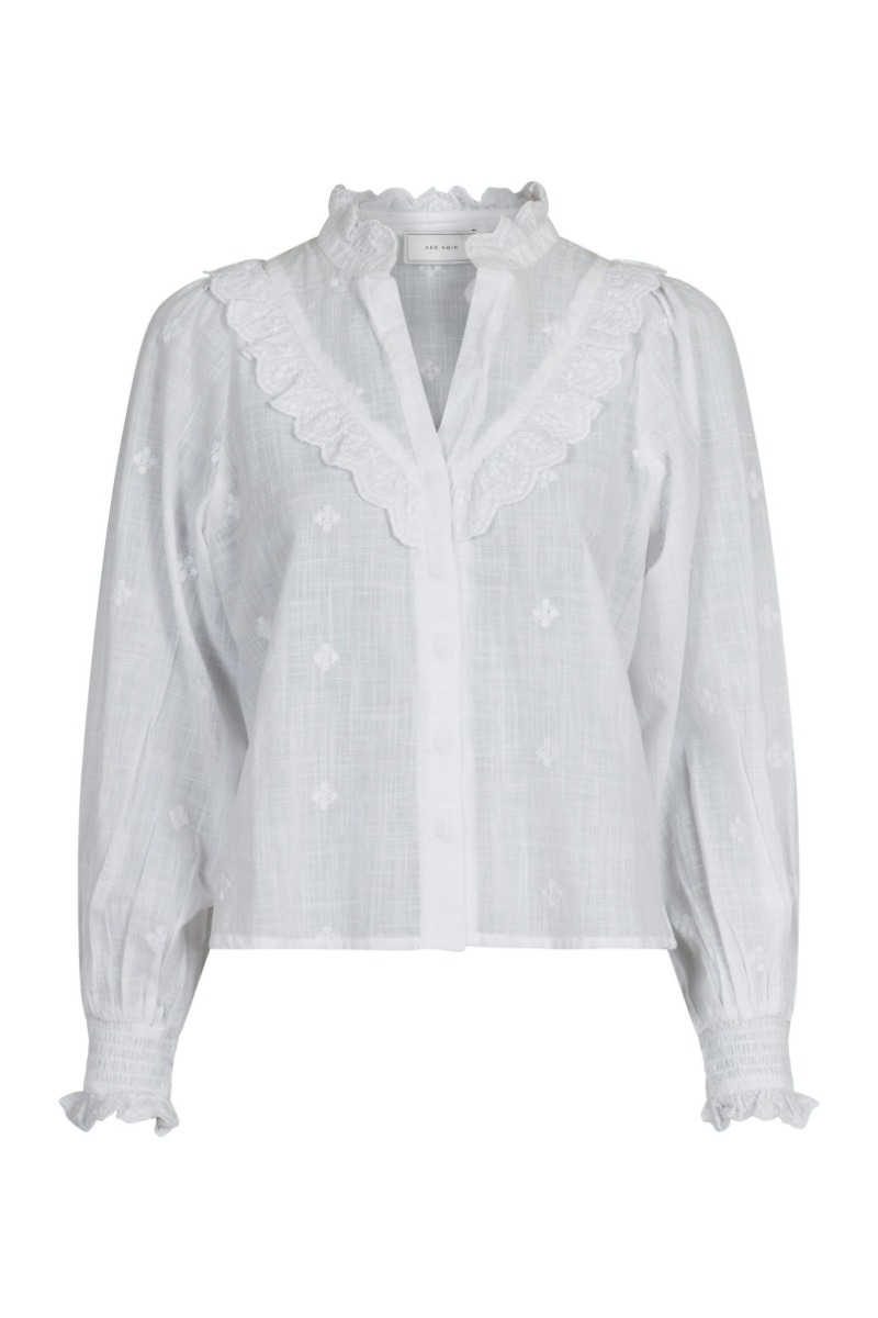 Skjorte   Degas Blouse   White fra Neo Noir