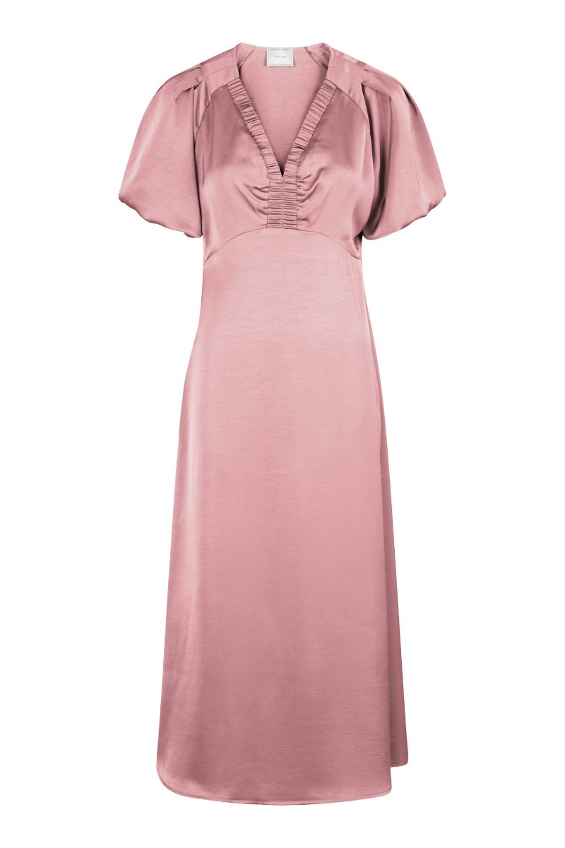 Kjole   Illana Heavy Sateen Dress   Evening Rose fra Neo Noir