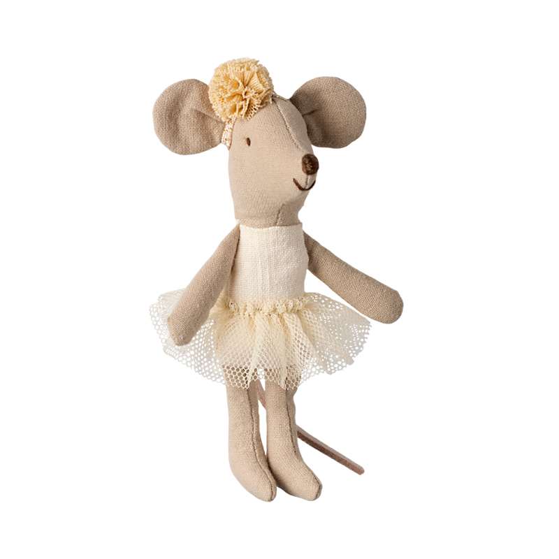 Ballerina Mus   Lillesøster   Råhvid fra Maileg