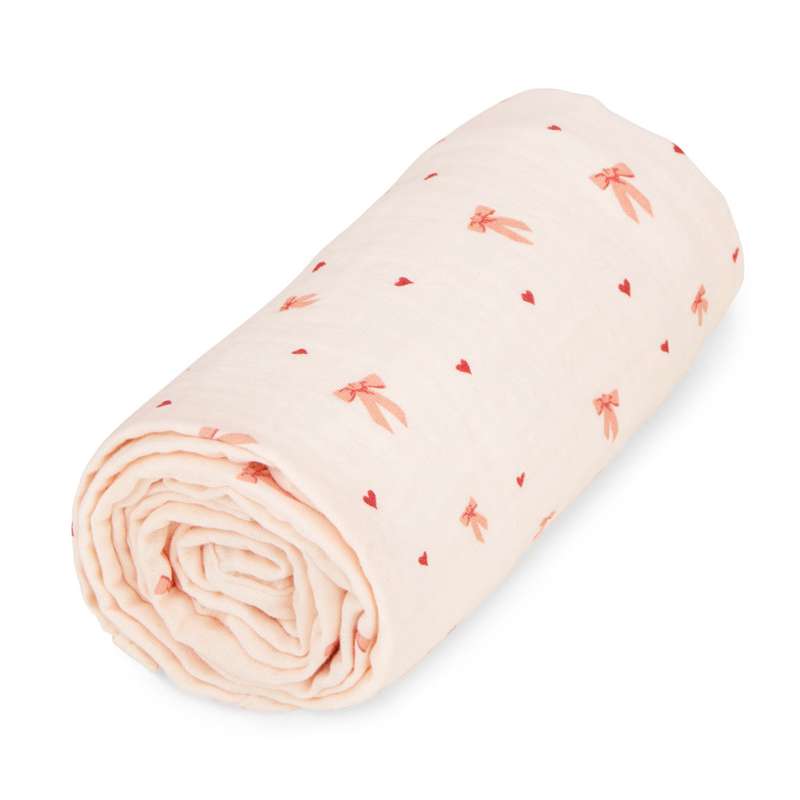 Muslin Babytæppe   Gots   Bows fra Cam Cam Copenhagen
