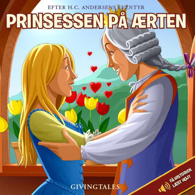 Børnebog   Prinsessen På ærten (fortalt Af Cecilie Stenspil) fra Givingtales