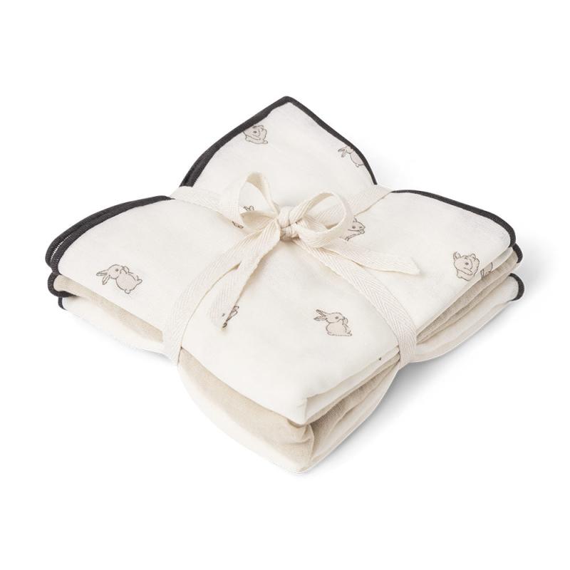 Collab Bora Muslin Cloth   Bunnies fra That's Mine