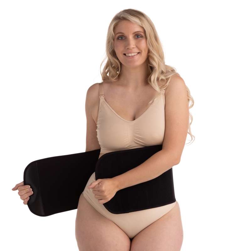 Back To You Mavebælte Belly Binder Sort fra Carriwell