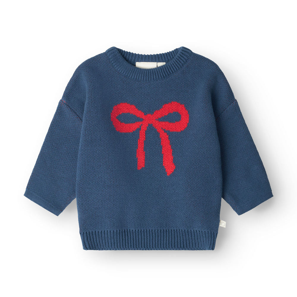 Nasha Sweater   Key Blue   68cm   6m fra That's Mine